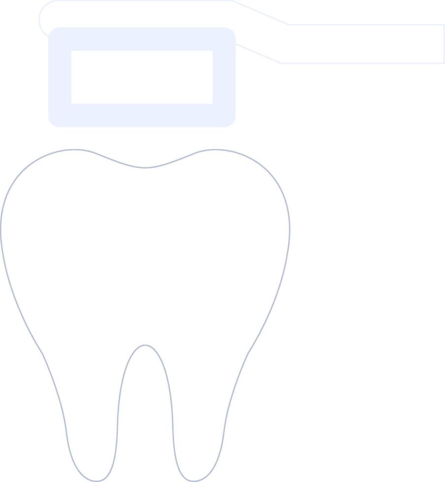 diseño de icono creativo de cepillo de dientes vector