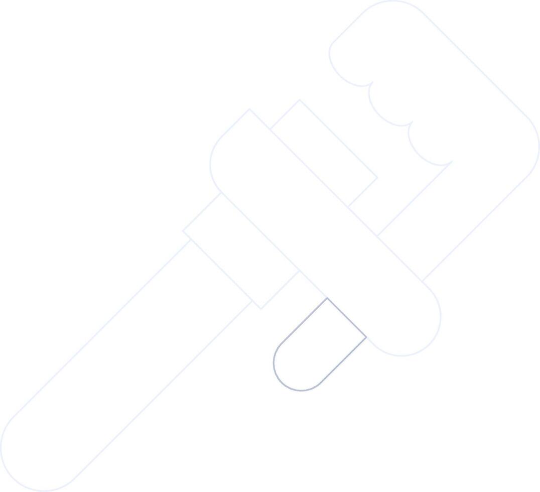 Pipe Wrench Creative Icon Design vector