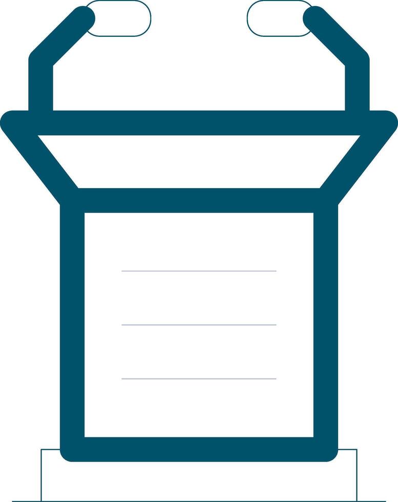 Lectern Creative Icon Design vector