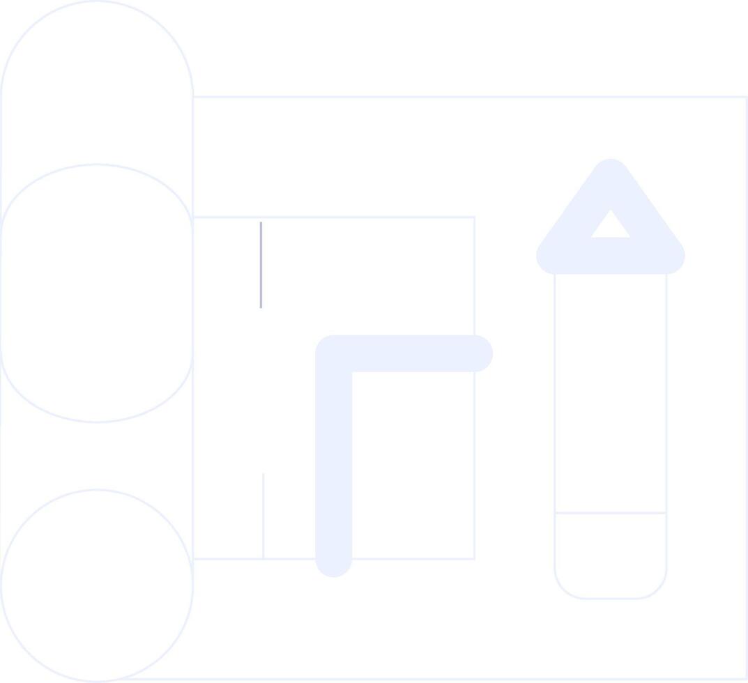 Floor Plan Creative Icon Design vector