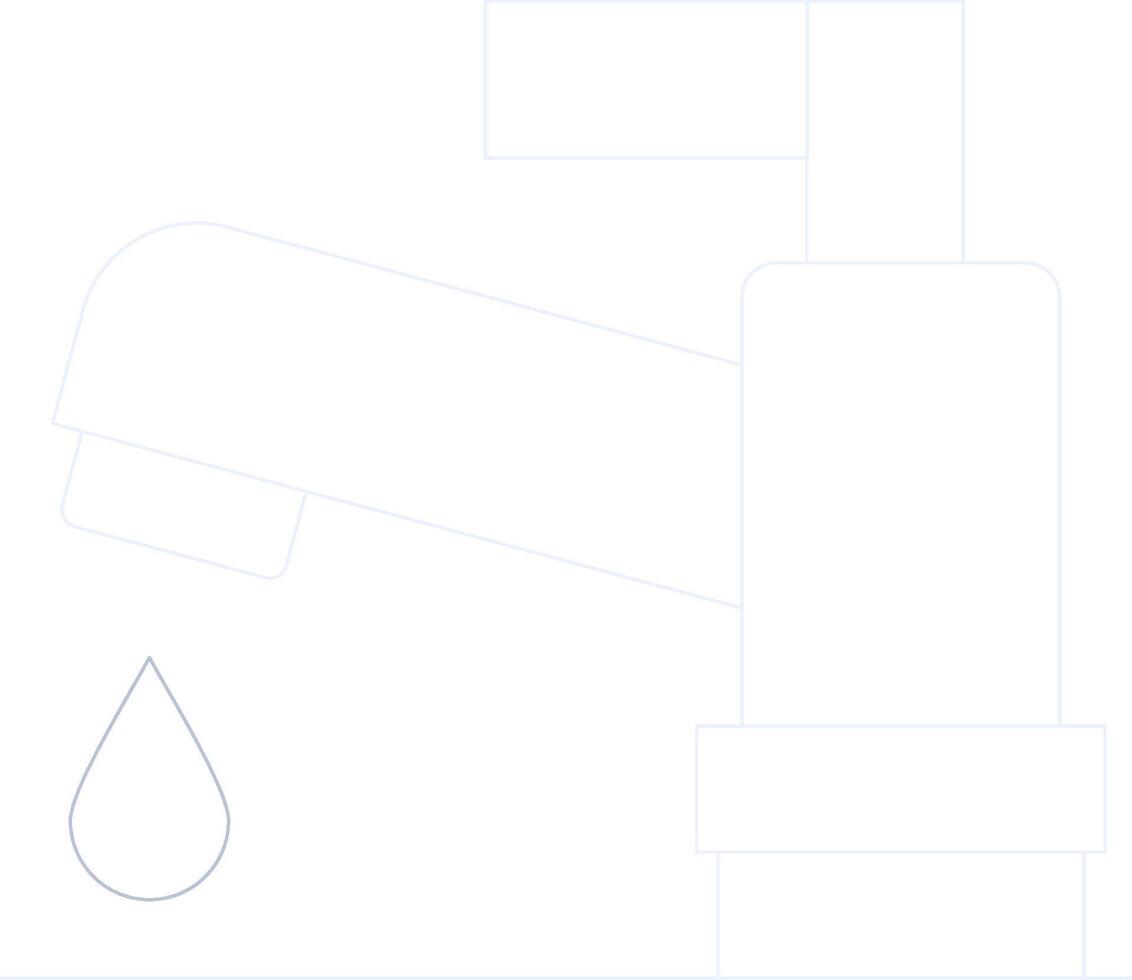 Tap Water Creative Icon Design vector