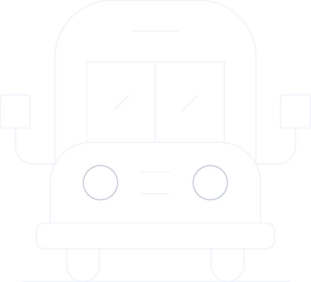 Bus Creative Icon Design vector