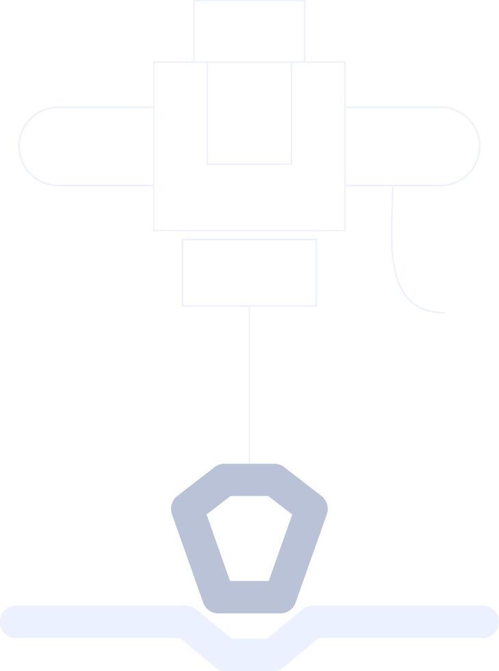 Road Drill Creative Icon Design vector