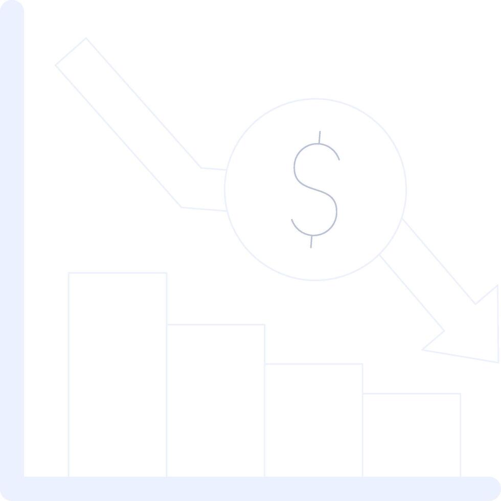 Bar Graph Creative Icon Design vector