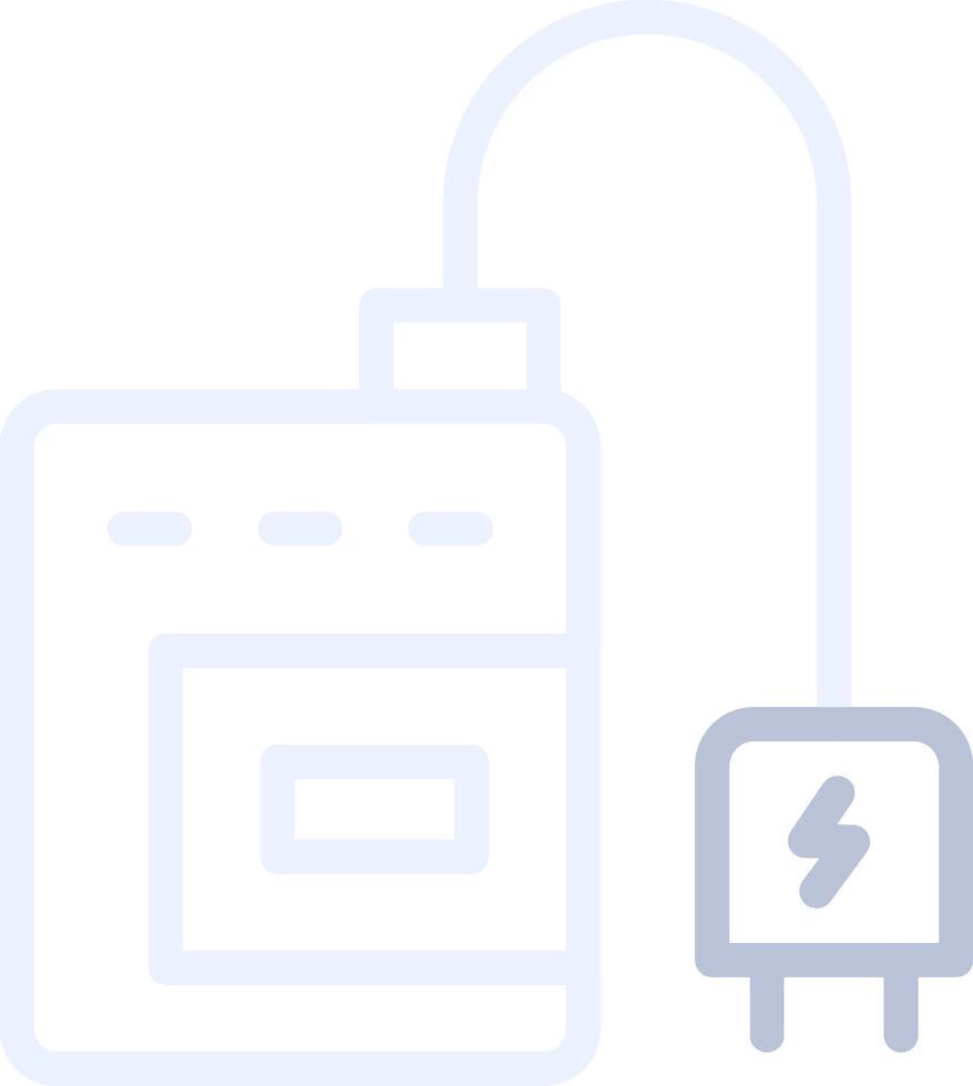 Camera Charger Creative Icon Design vector
