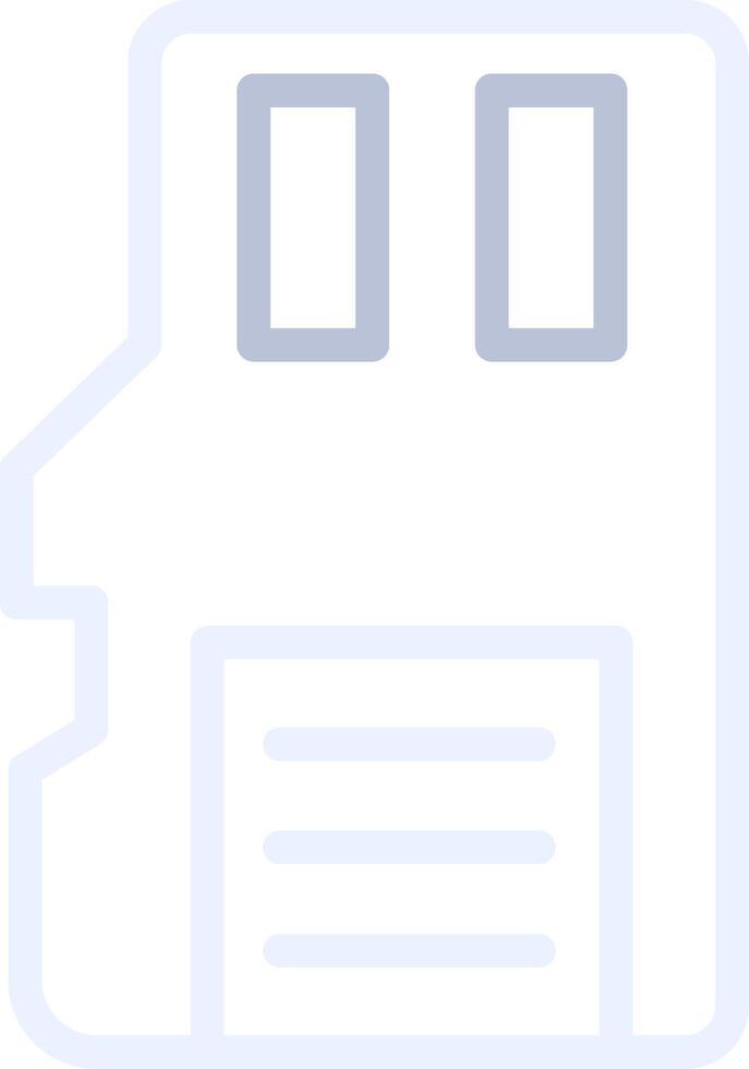 Sd Card Creative Icon Design vector