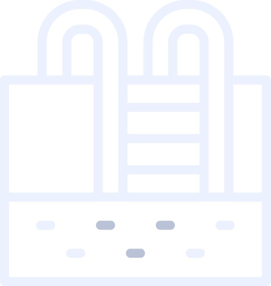 Swimming Pool Creative Icon Design vector