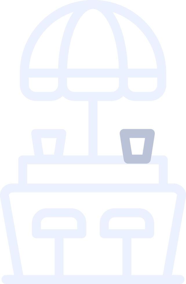 Beach Bar Creative Icon Design vector