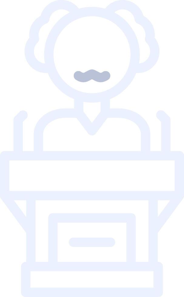 Politician Creative Icon Design vector