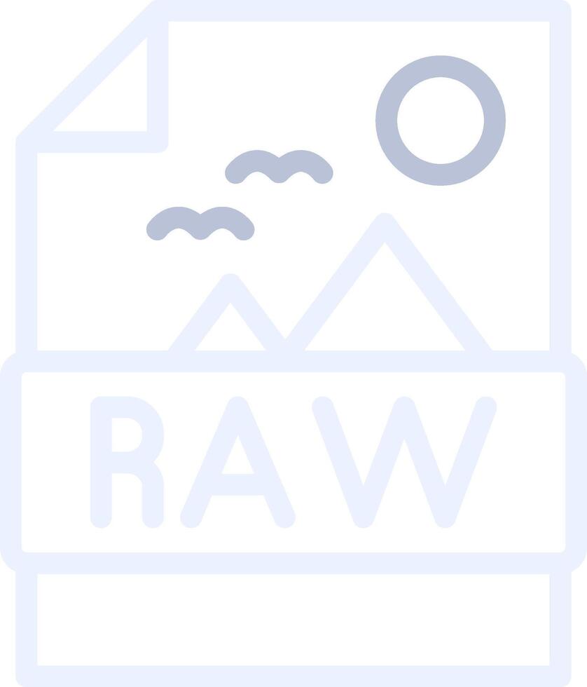 Raw Creative Icon Design vector