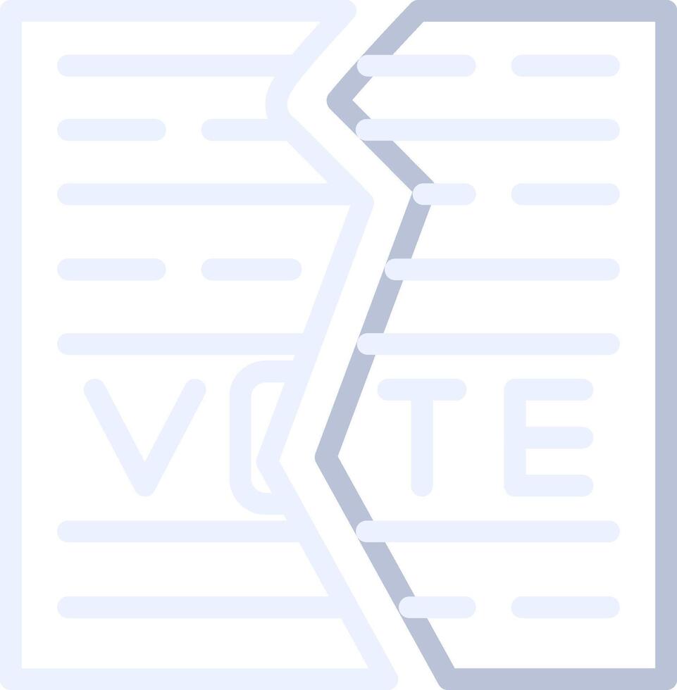 Ballot Creative Icon Design vector