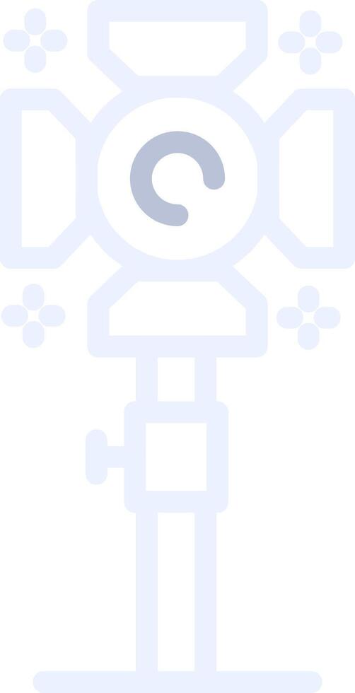 Studio Lighting Creative Icon Design vector