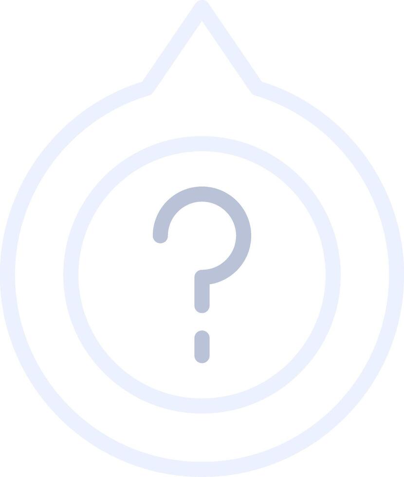 Question Creative Icon Design vector