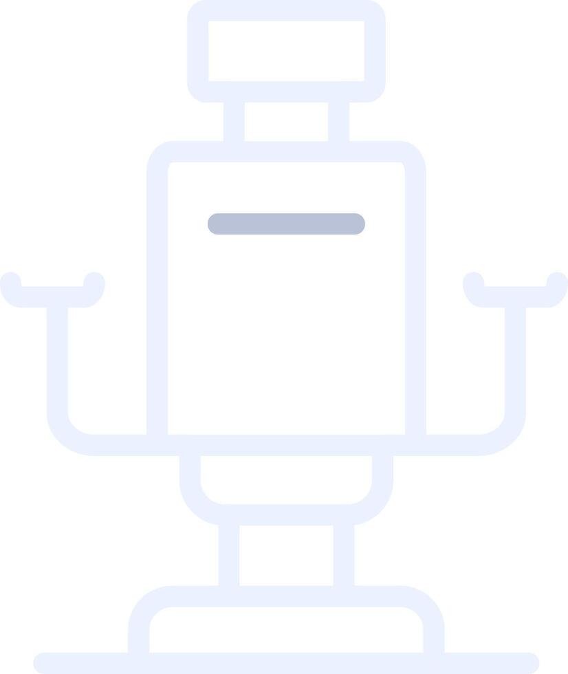 Barber Chair Creative Icon Design vector