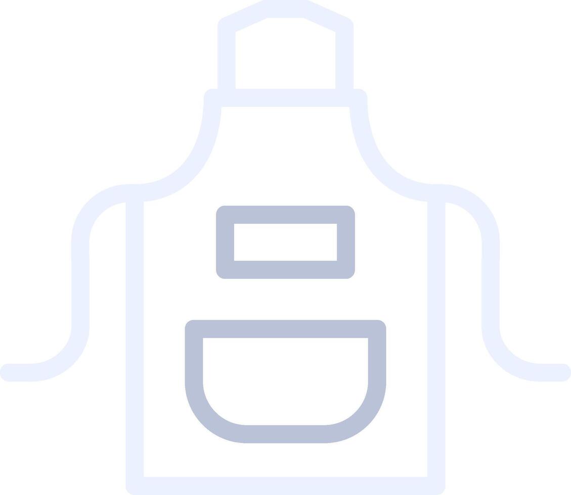 Apron Creative Icon Design vector