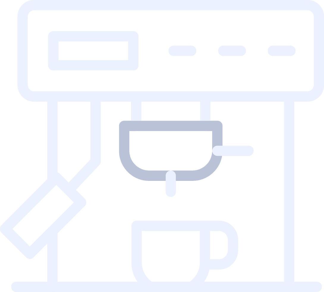 Coffee Machine Creative Icon Design vector