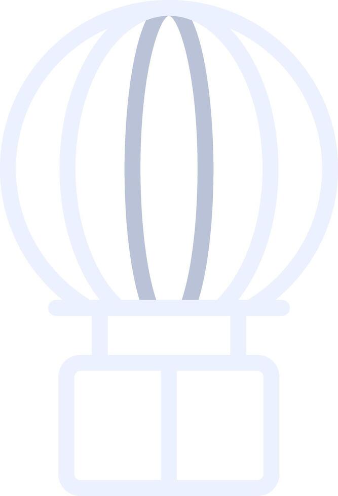 Hot Air Balloon Creative Icon Design vector