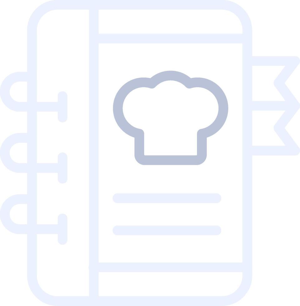 Recipe Book Creative Icon Design vector