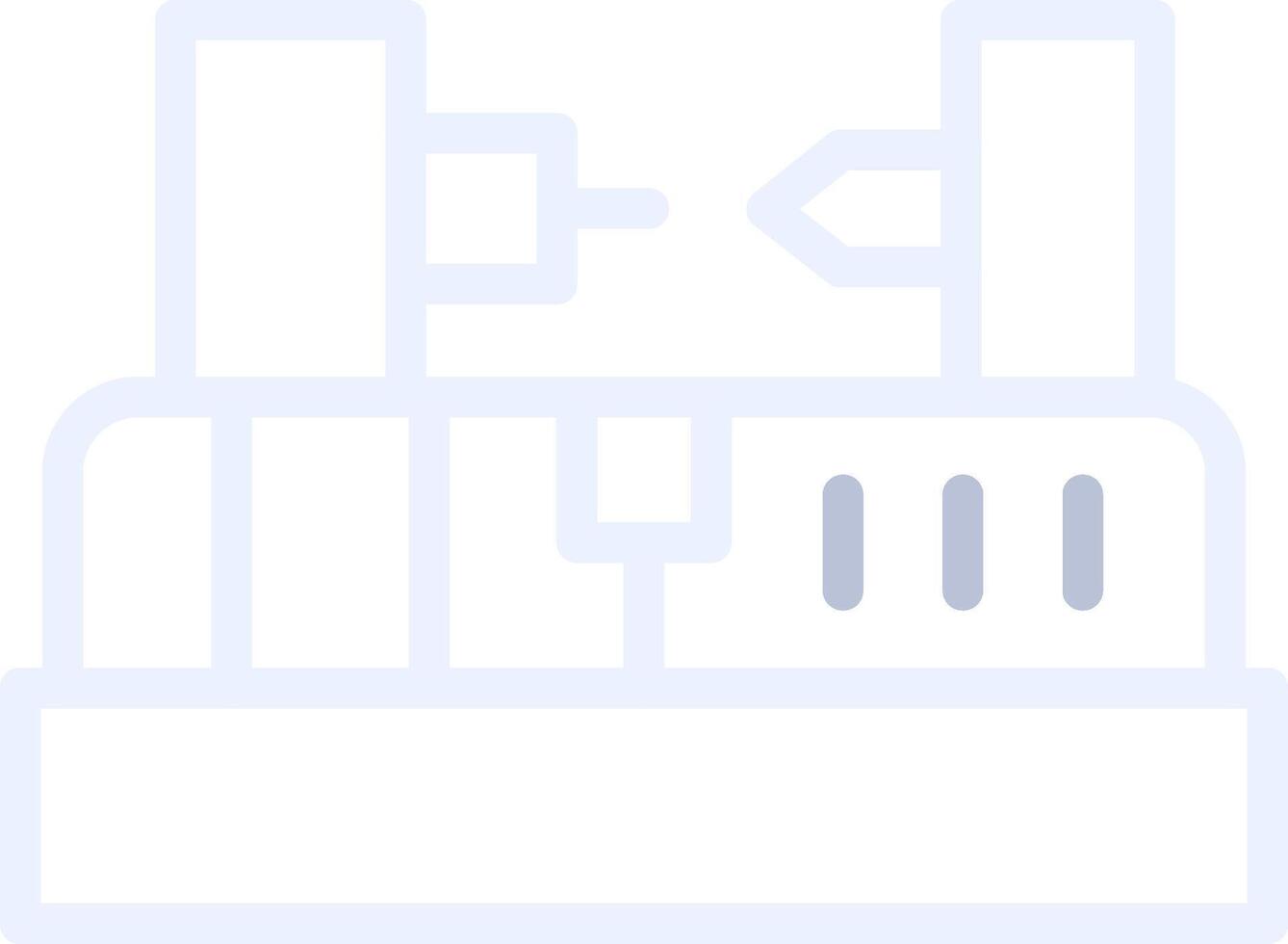 Lathe Machine Creative Icon Design vector