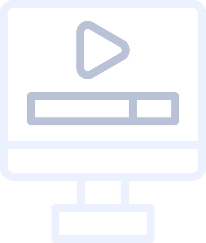 Video Play Creative Icon Design vector