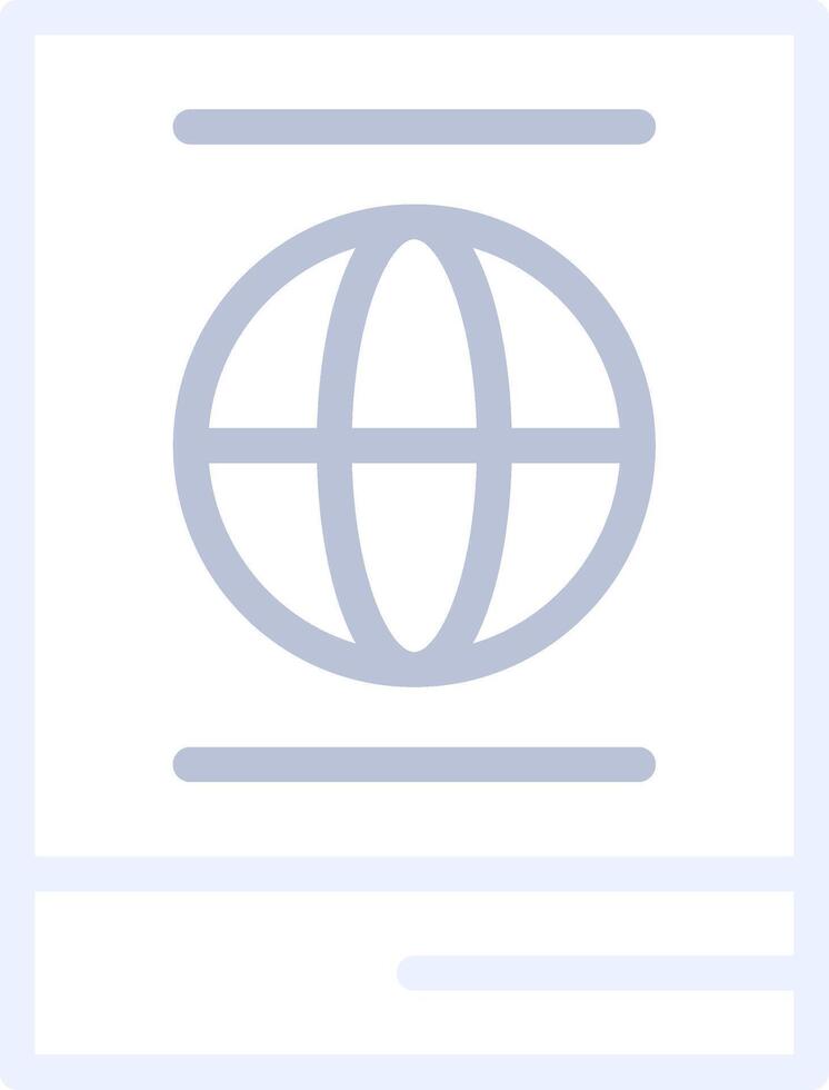 Passport Creative Icon Design vector