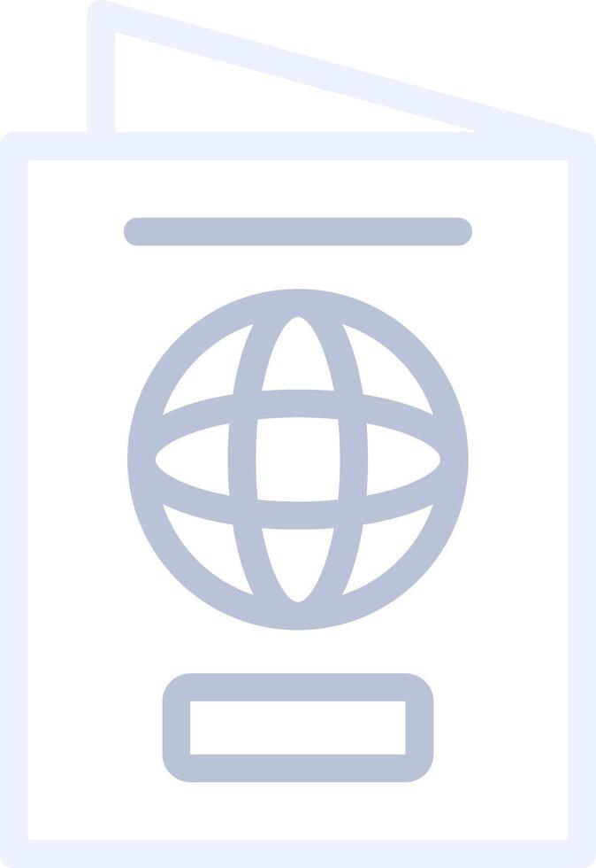 Passport Creative Icon Design vector