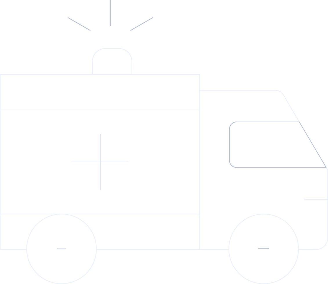 Ambulance Creative Icon Design vector