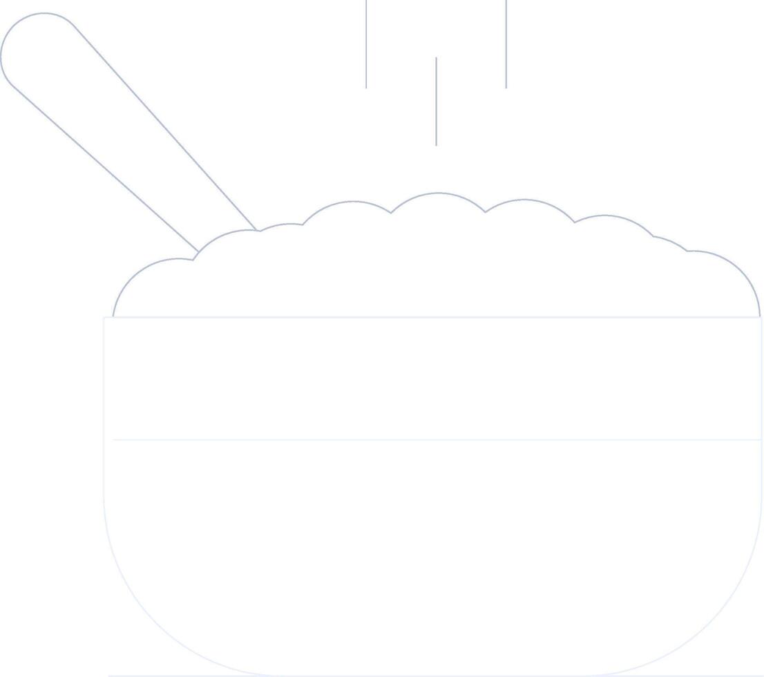 Porridge Creative Icon Design vector