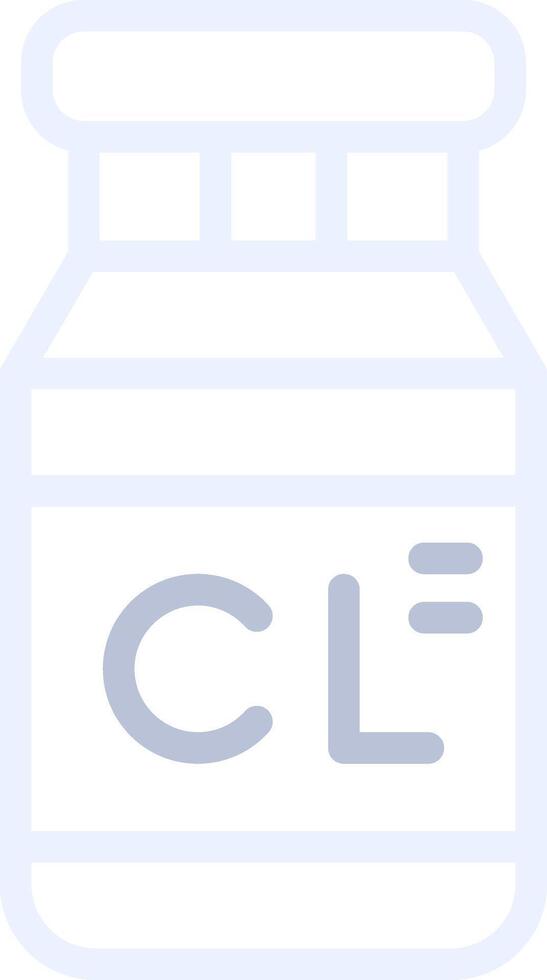 Chlorine Creative Icon Design vector