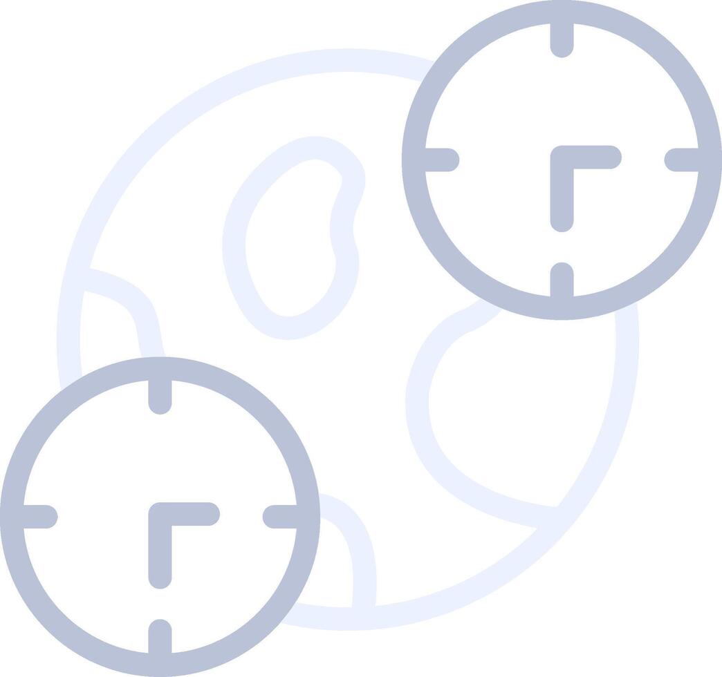 Jet Lag Creative Icon Design vector