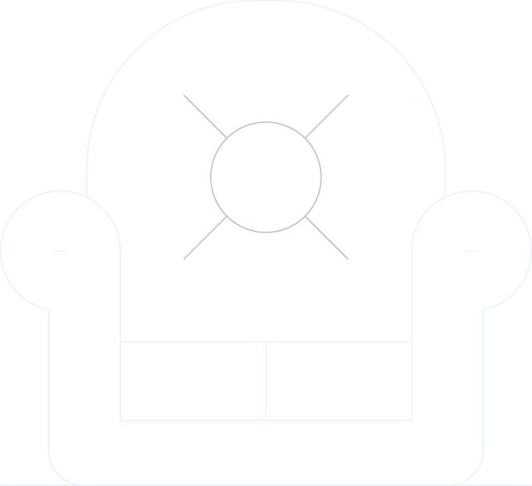 Armchair Creative Icon Design vector