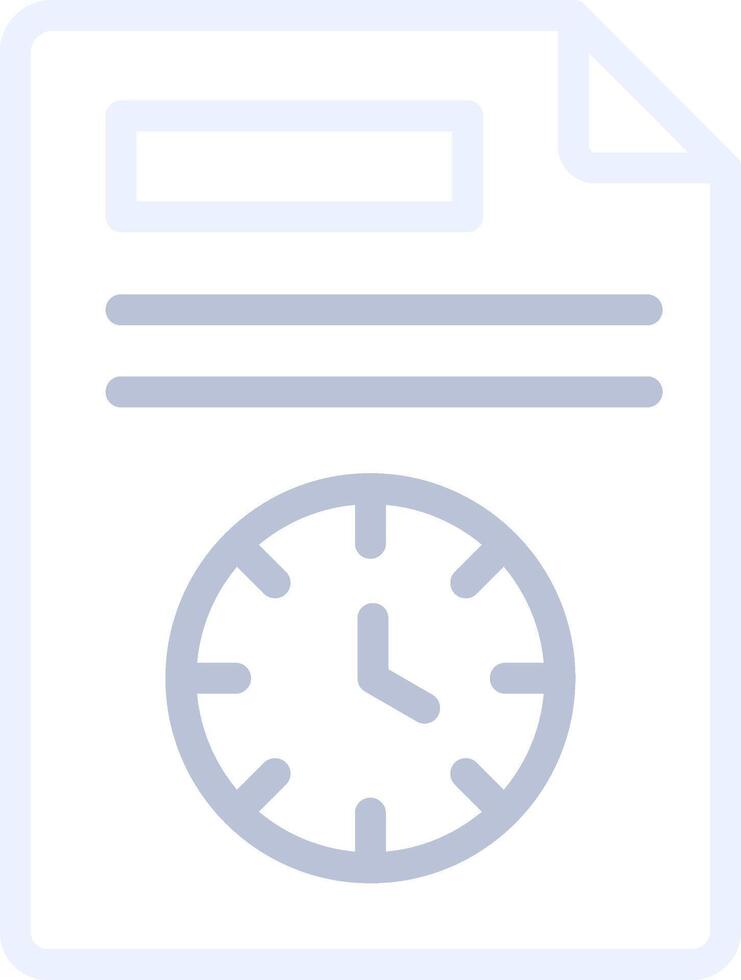 Schedule Creative Icon Design vector