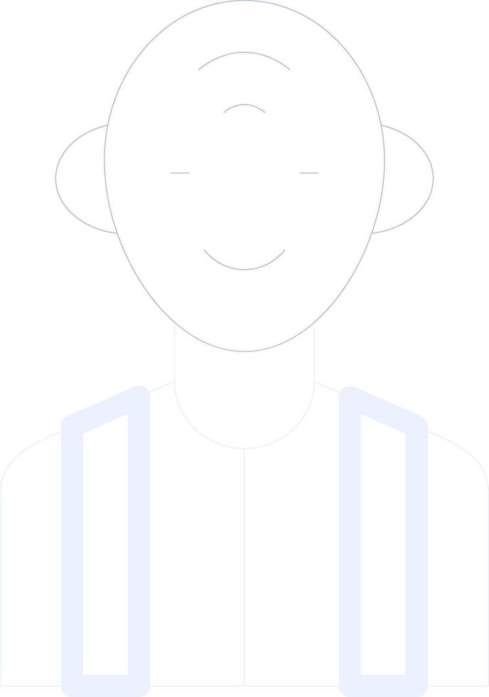 Old Man Creative Icon Design vector