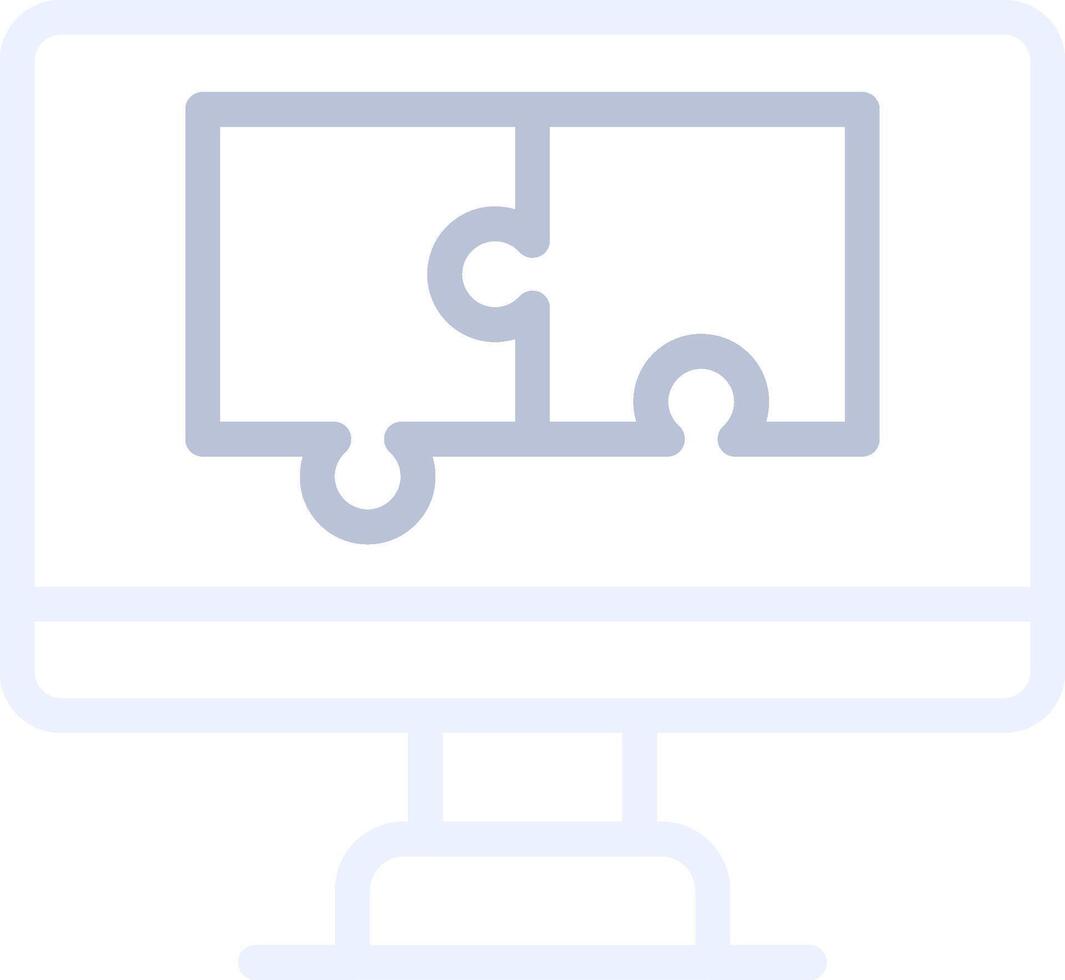 Puzzle Creative Icon Design vector