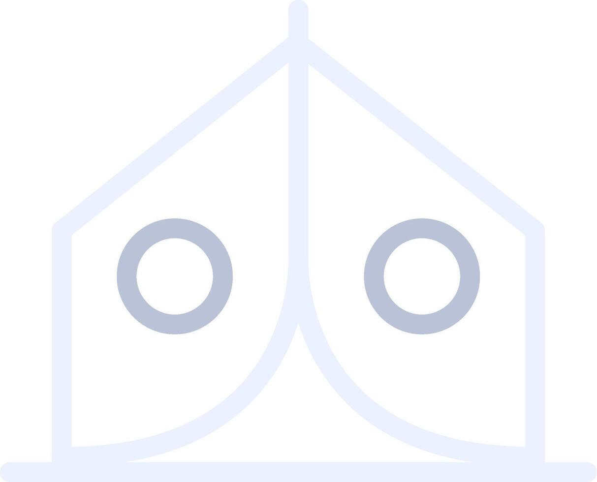 Tent Creative Icon Design vector