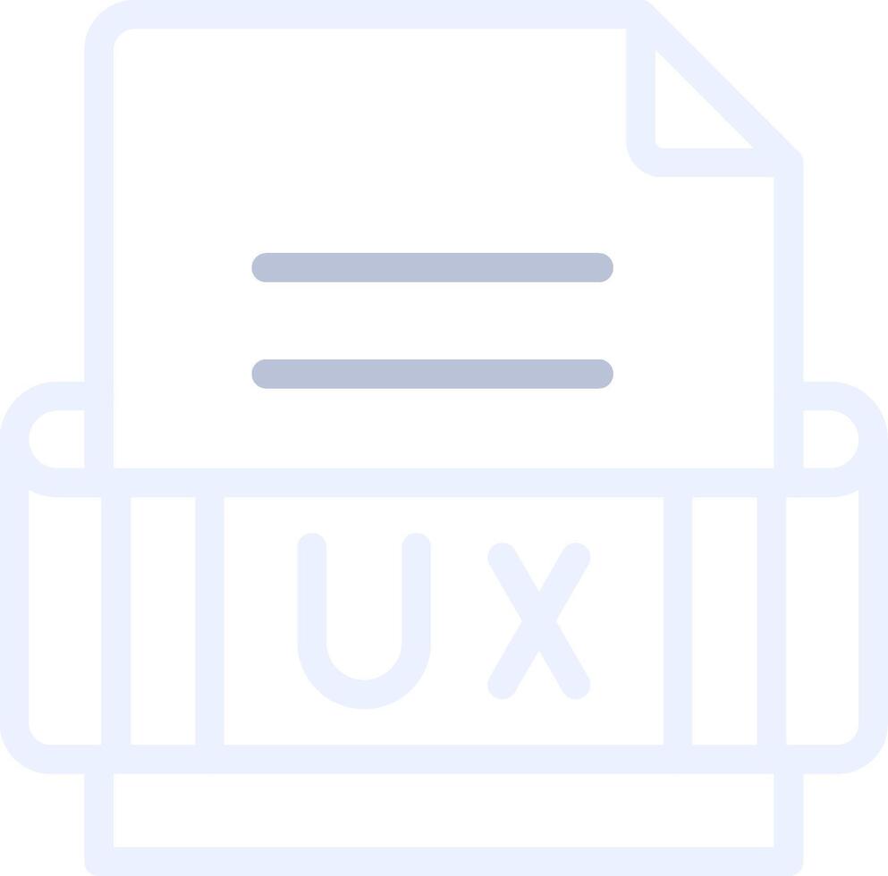 Ux Format Creative Icon Design vector