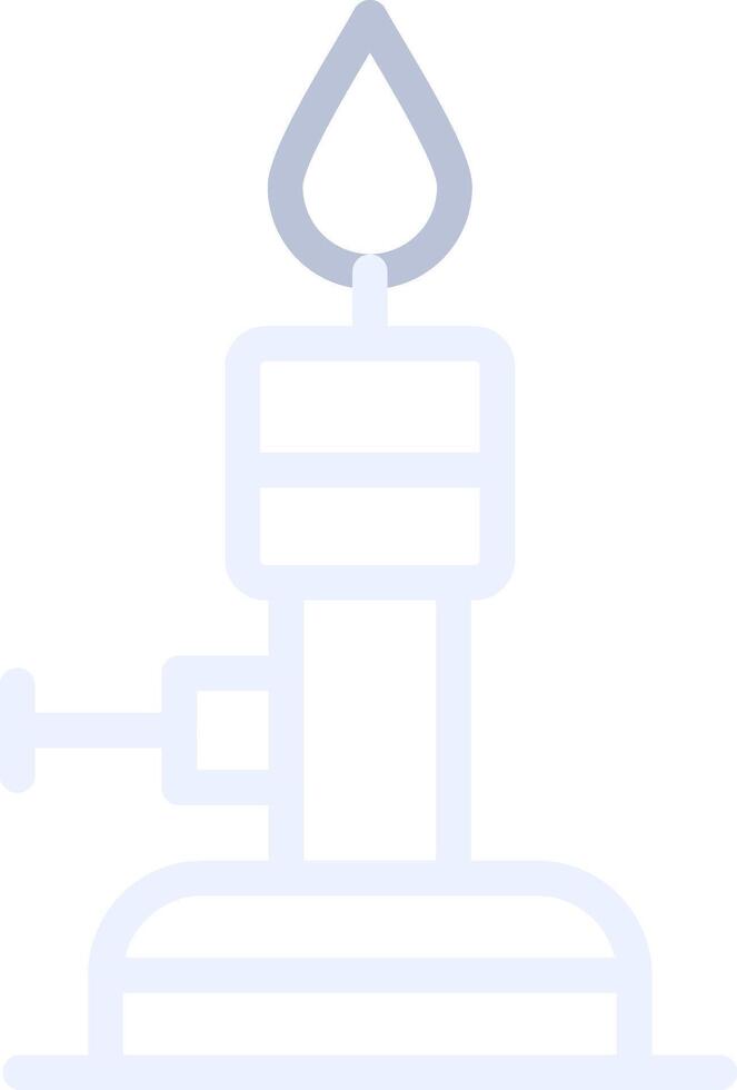 Bunsen Burner Creative Icon Design vector