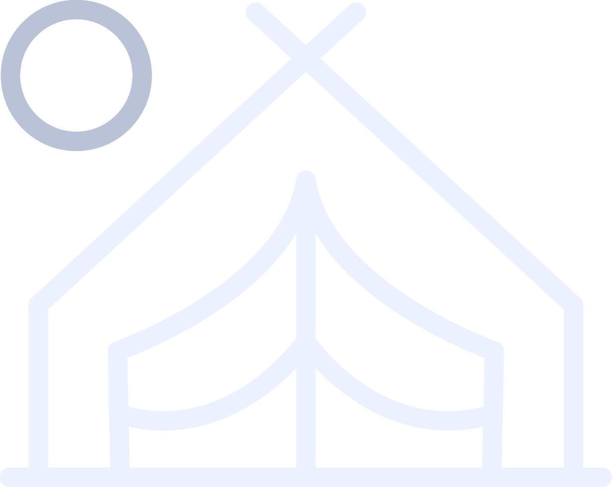 Camping Creative Icon Design vector
