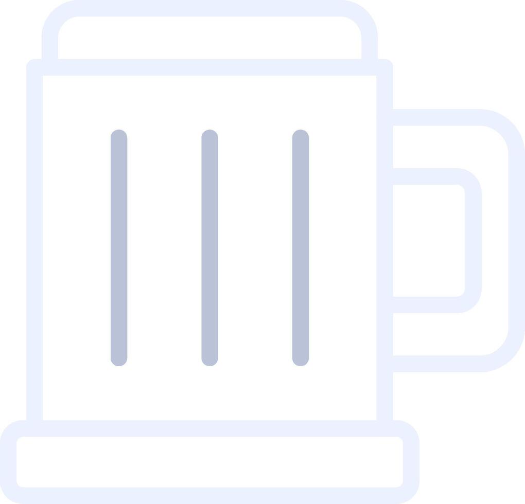 Pint Of Beer Creative Icon Design vector