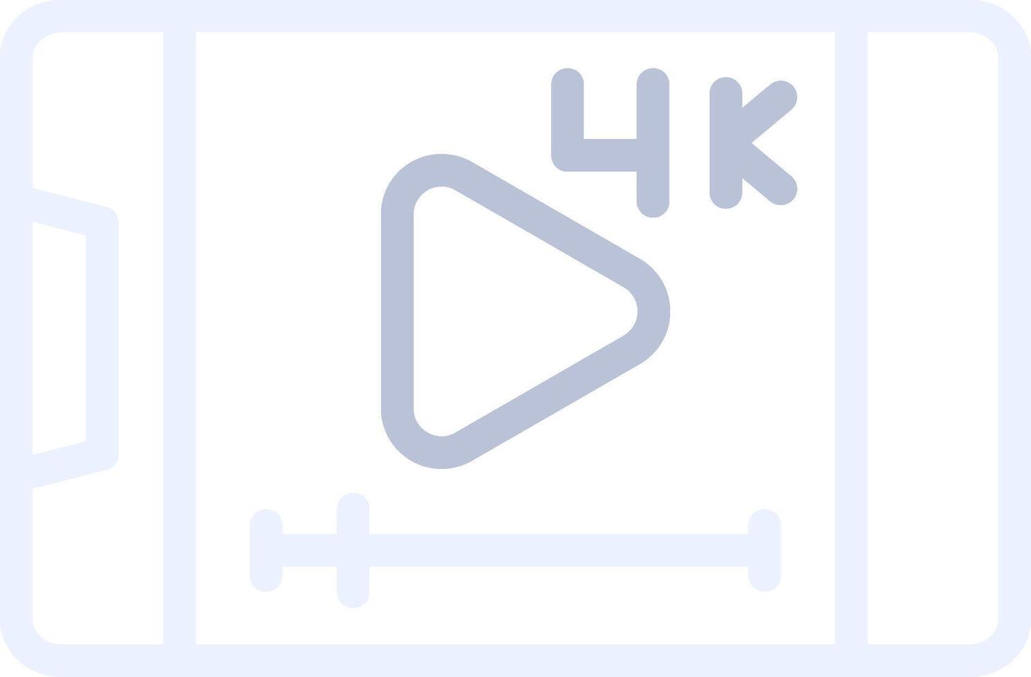 Video Streaming Creative Icon Design vector