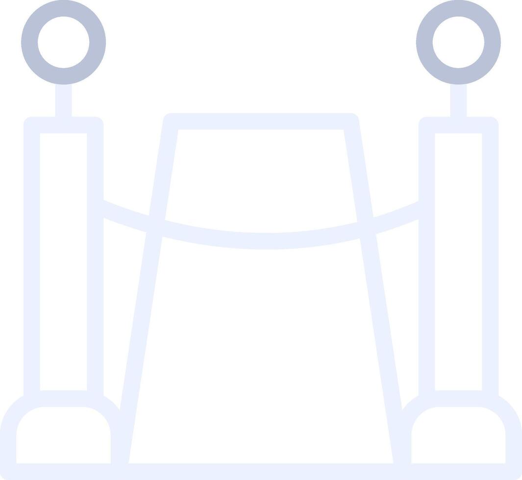 Red Carpet Creative Icon Design vector