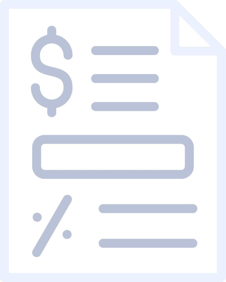 Bill Creative Icon Design vector