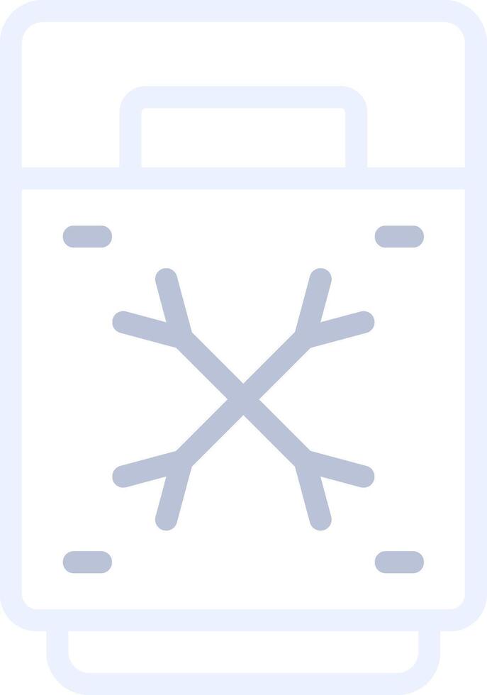 Freezer Creative Icon Design vector