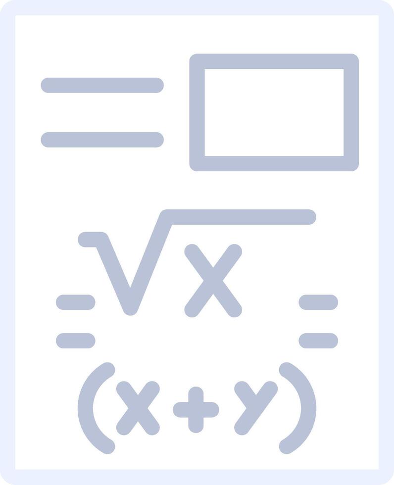 diseño de icono creativo de matemáticas vector