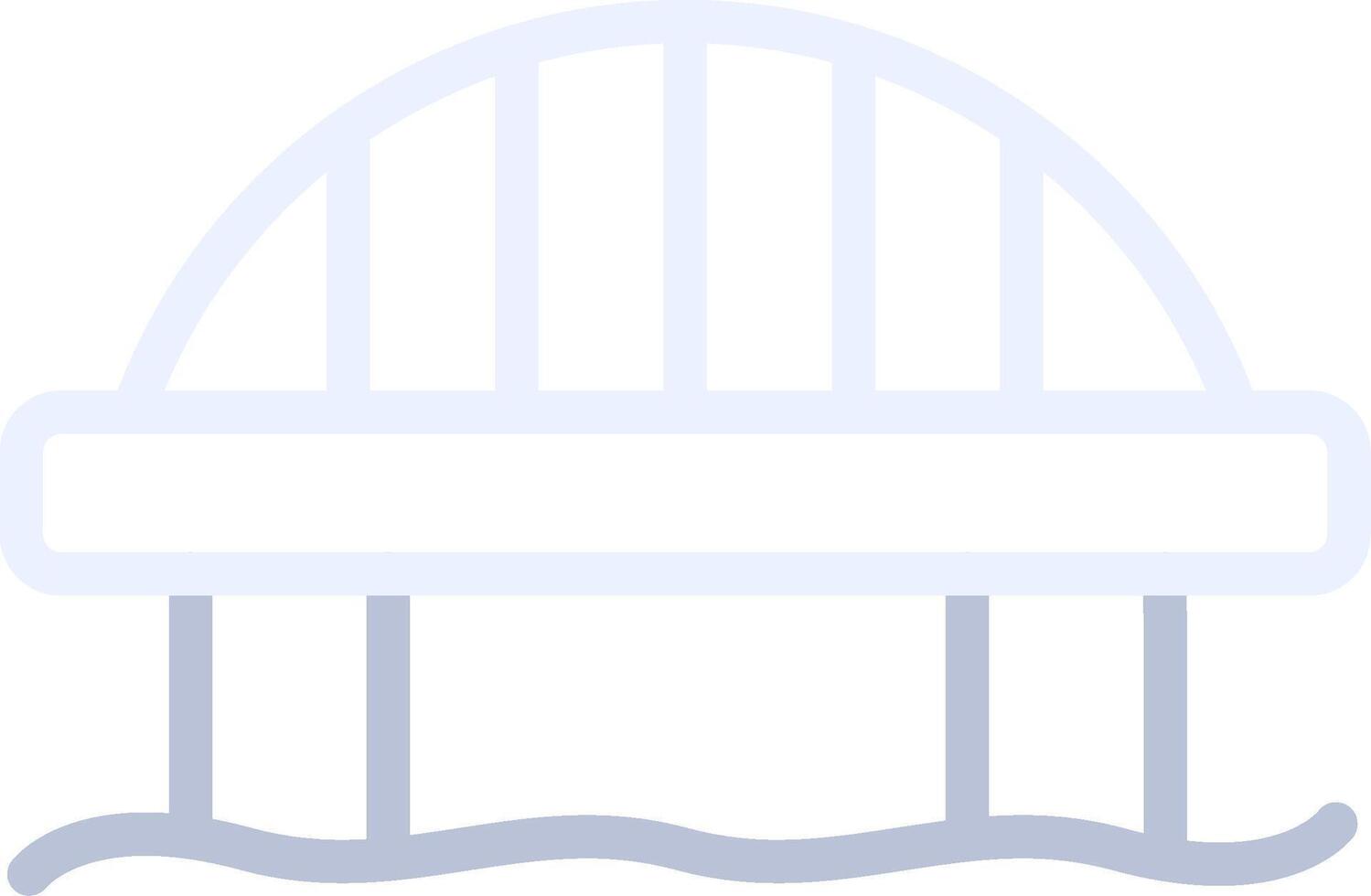 Bridge Creative Icon Design vector