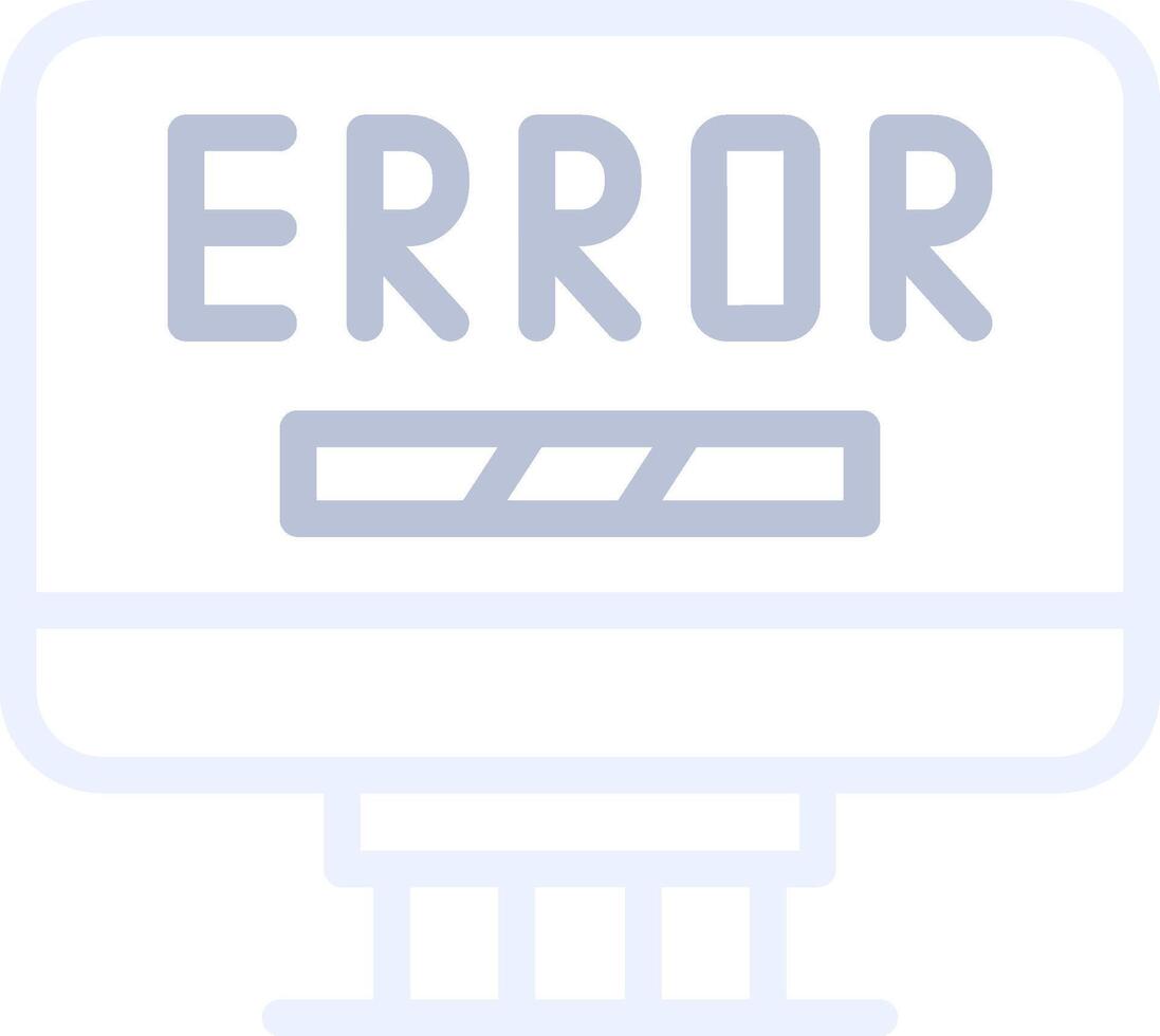 Error Creative Icon Design vector