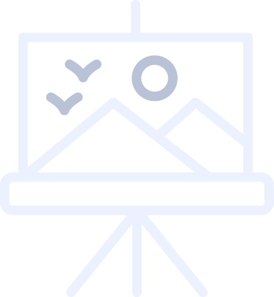 Canvas Creative Icon Design vector