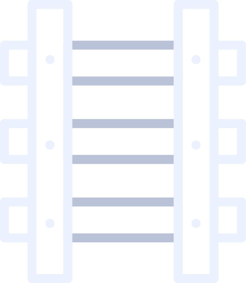 Train Tracks Creative Icon Design vector