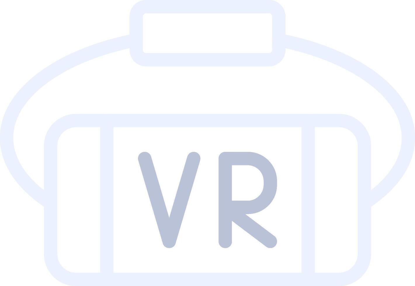 VR Glasses Creative Icon Design vector