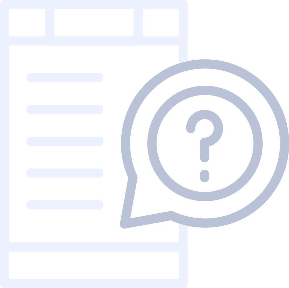 Question Creative Icon Design vector